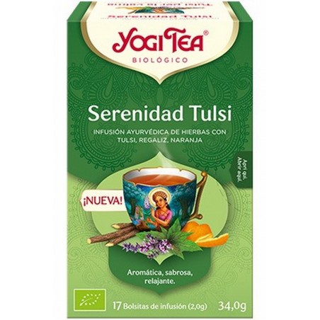 YOGI TEA SERENIDAD TULSI 17x34.0g