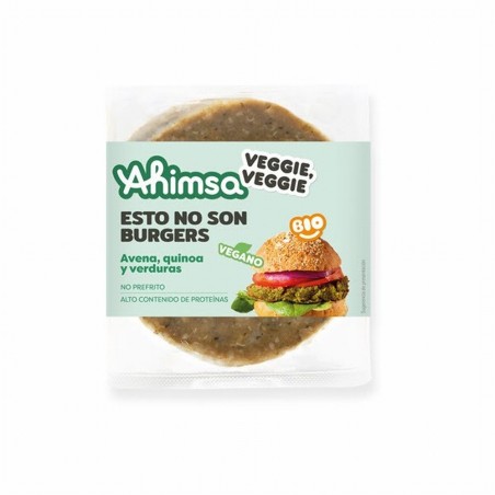 AHIMSA (LARGA DURAC) BURGUER AVENA QUIN.VERD 160G