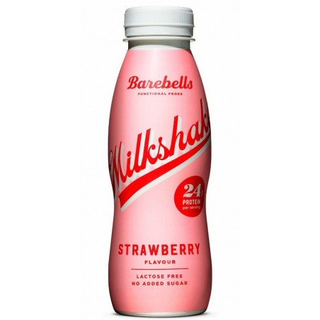 BAREBELLS BEBIDA MILKSHAKE PROTEIN 330ML FRESA