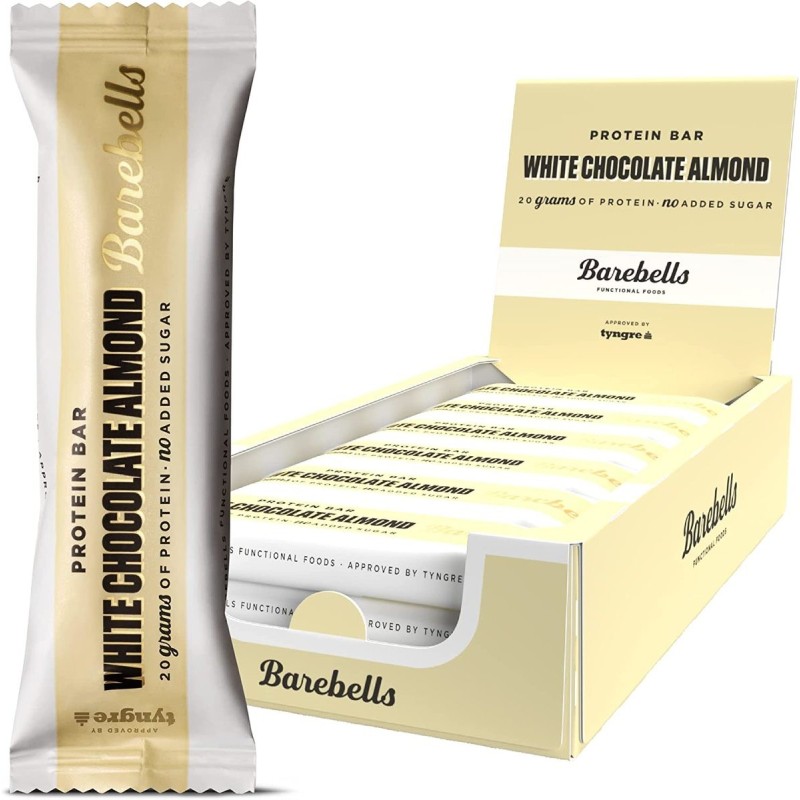 BAREBELLS BARRITA WHITE CHOCOLATE ALMOND 12*55G