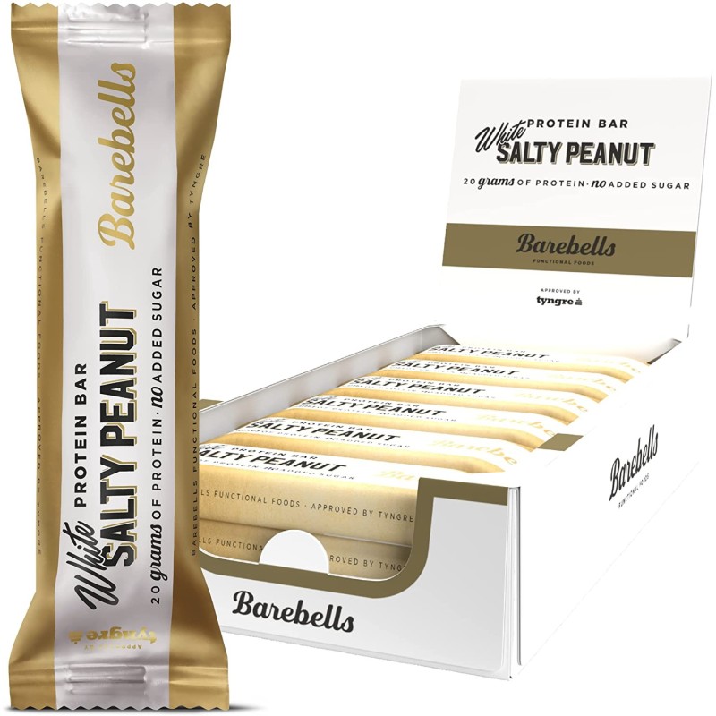 BAREBELLS BARRITA WHITE CHOCOLATE SALTED PEANUT 12*55G