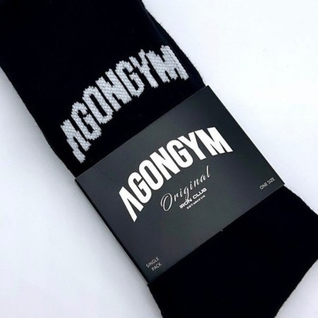 AGONGYM CALCETINES IRON CLUB SOCKS NEGRO