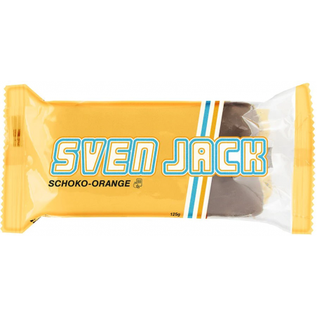 BARRITA DE AVENA FLAP JACK SABOR CHOCOLATE NARANJA SVEN JACK 125GR