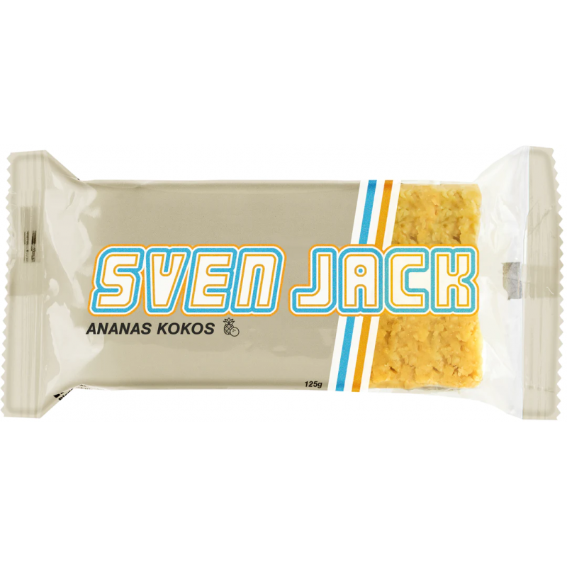 BARRITA DE AVENA FLAP JACK SABOR PIÑA COCO SVEN JACK 125GR