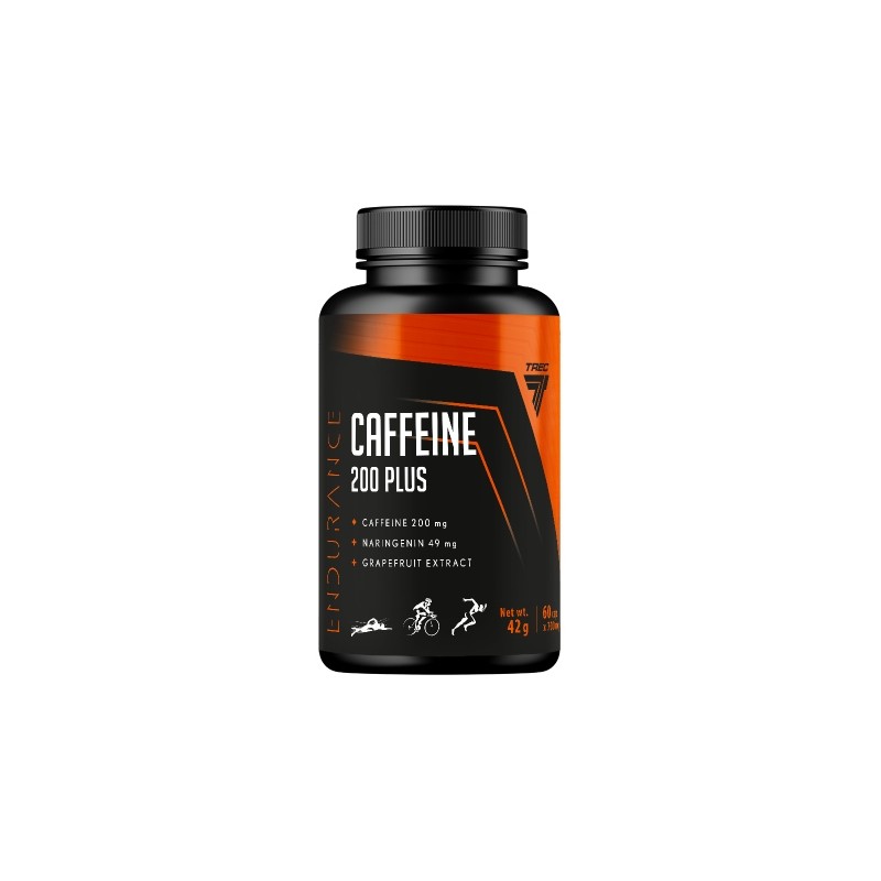 TREC ENDURANCE CAFFEINE 200 PLUS 200MG 60CAP