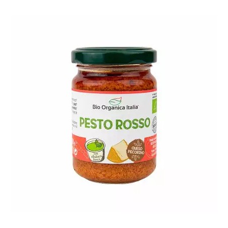 BIO ORGANICA ITALIA PESTO ROSSO PECORINO 130g