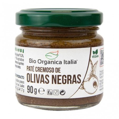 BIO ORGANICA ITALIA PATE OLIVAS NEGRAS 90g