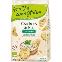 MA VIE SANS GLUTEN CRACKER ARROZ ROMERO 40g