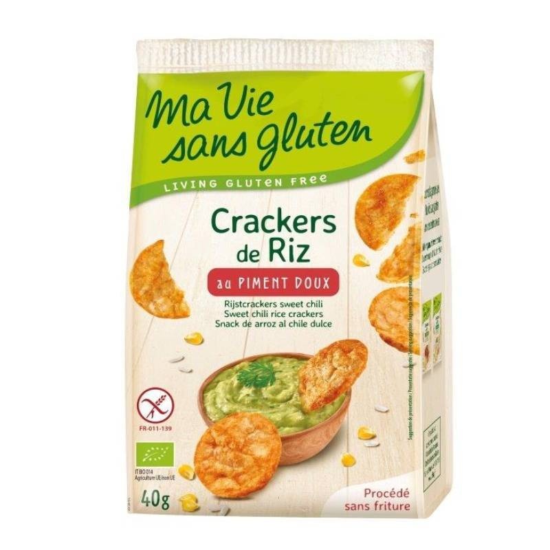 MA VIE SANS GLUTEN CRACKER ARROZ PIMENTON 40g