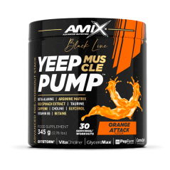 AMIX BLACK YEEP PUMP CAFFEINE 360GR. NARANJA ATTAC