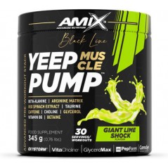 AMIX BLACK YEEP PUMP CAFFEINE.360GR. LIMA G. SHOCK