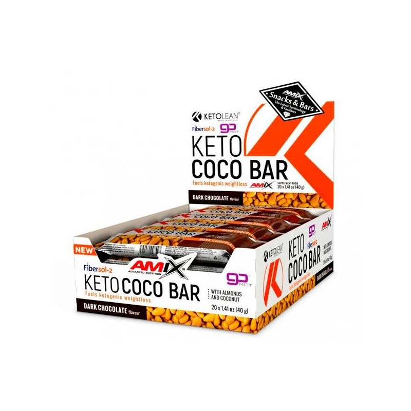 AMIX KETOLEAN COCO BAR 20*40GR