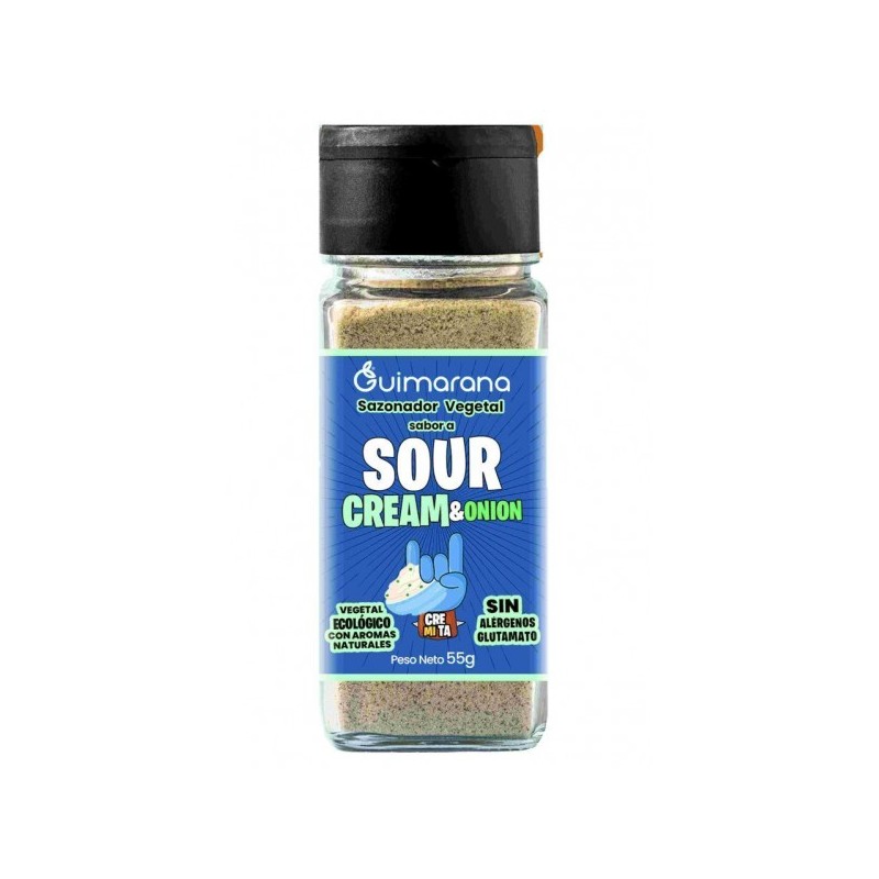 GUIMARANA SAZONADOR VEGANO ECO 55G SOUR CREAM&ONION