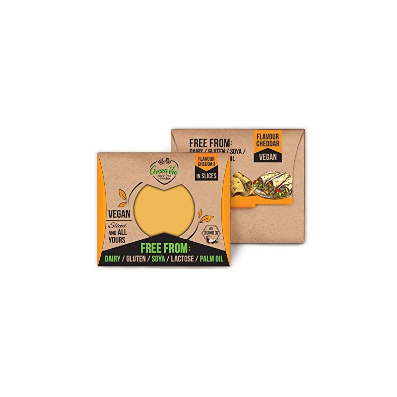 NATURGREEN GREENVIE QUESO CHEDDAR LONCHAS 180g