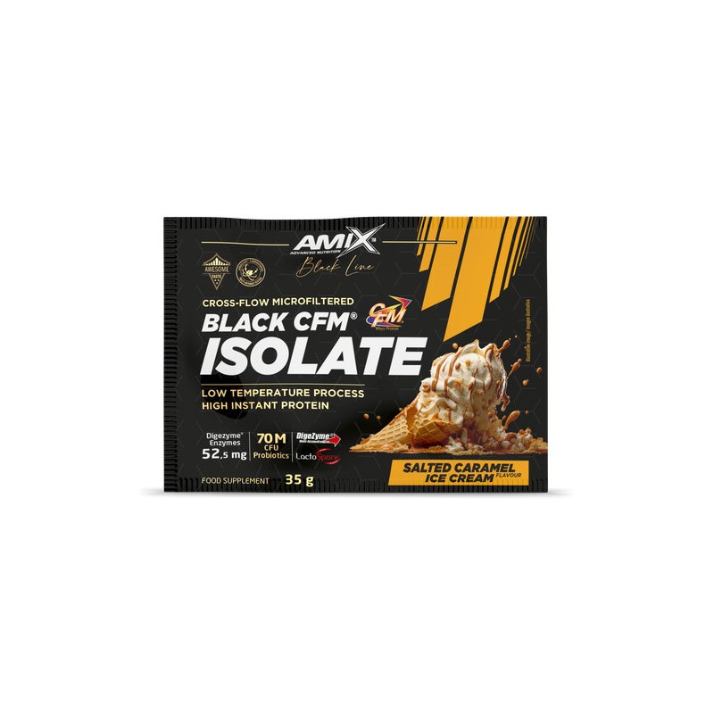 AMIX UNIDOSIS BLACK CFM ISO.35GR. CARAMELO SALADO