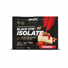 AMIX UNIDOSIS BLACK CFM ISO.35GR.FRESA TARTA QUESO