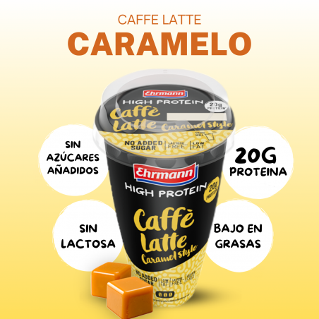 EHRMANN BEBIDA CAFE LATTE CARAMELO HIGH PROTEIN