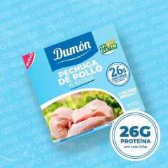 DUMON PECHUGA DE POLLO AL NATURAL 155G