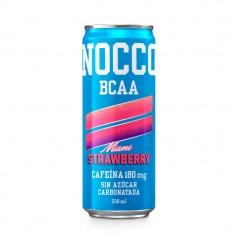 NOCCO BEBIDA ENERGETICA BCAA 330ML MIAMI FRESA