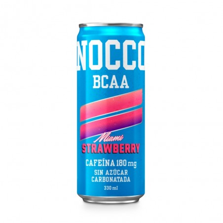 NOCCO BEBIDA ENERGETICA BCAA 330ML MIAMI FRESA