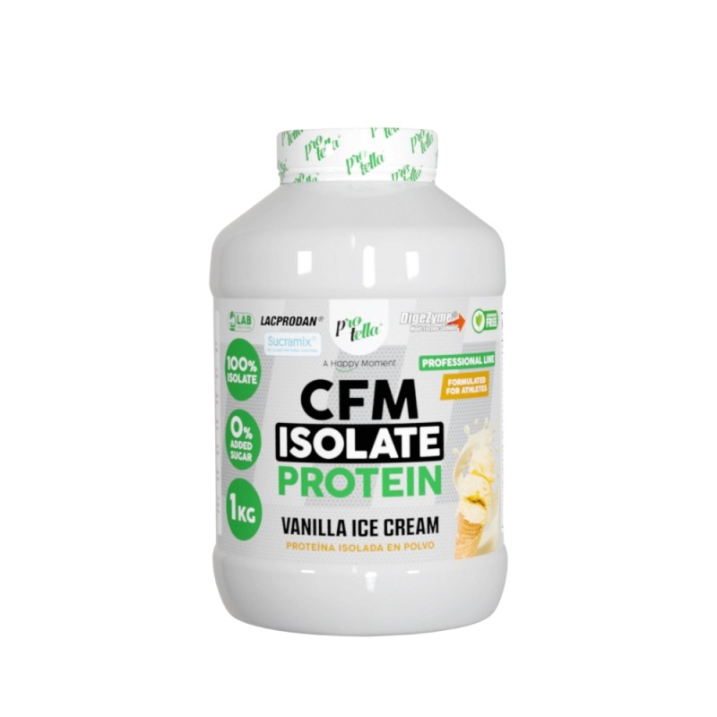 PROTEINA CFM ISOLATE HELADO DE VAINILLA 1KG PROTELLA