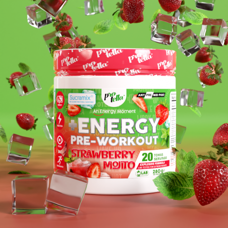 PROTELLA PRE ENTRENO FRESA MOJITO 280G