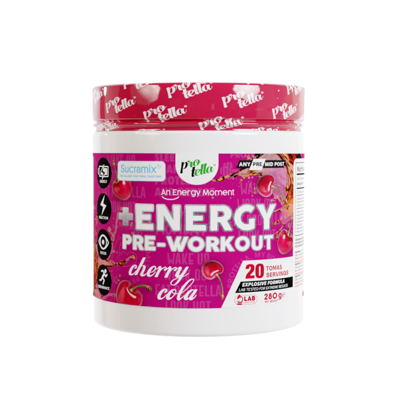 PROTELLA PRE ENTRENO CHERRY COLA 280G