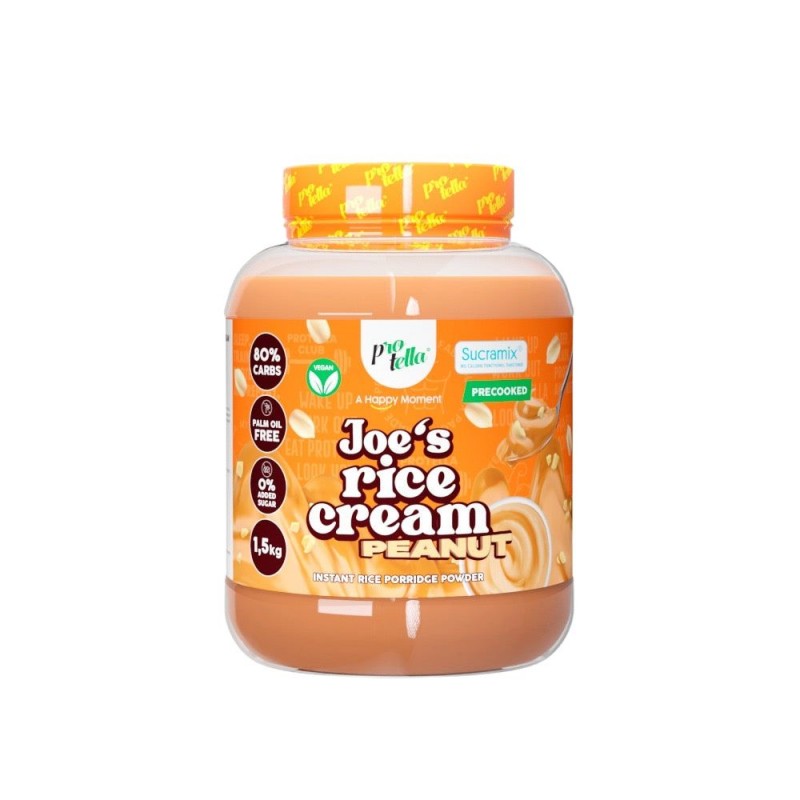 PROTELLA CREMA DE ARROZ SABOR CACAHUETE JOE'S DE 1,5KG