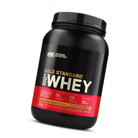 PROTEINA WHEY GOLD STANDARD CHOCOLATE PEANUT 896G OPTIMUM NUTRITION