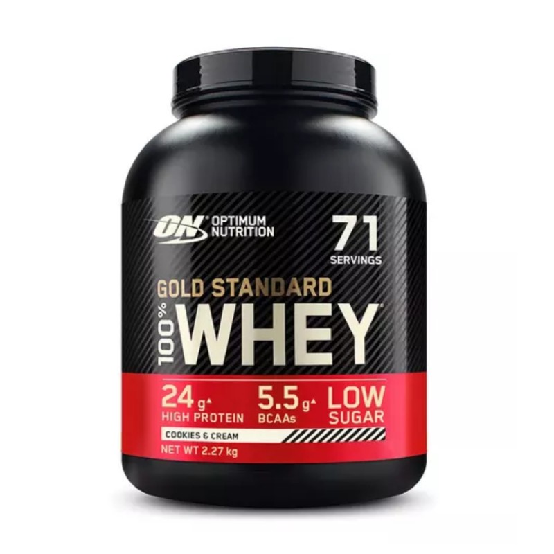 PROTEINA WHEY GOLD STANDARD COOKIES AND CREAM 2.27KG OPTIMUM NUTRITION