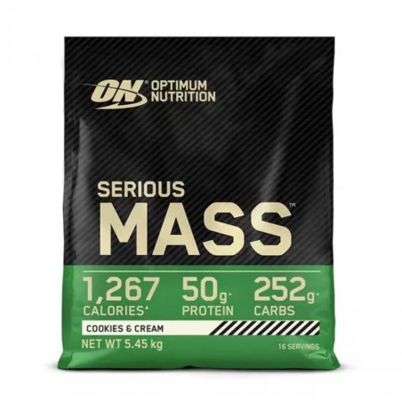 SERIOUS MASS GAINER 5.45KG COOKIES AND CREAM OPTIMUM