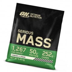 SERIOUS MASS GAINER 5.45KG COOKIES AND CREAM OPTIMUM