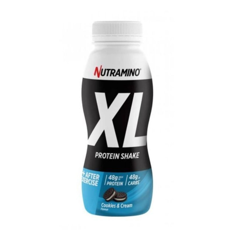 BATIDO PROTEINAS XL 475ML COOKIES AND CREAM NUTRAMINO