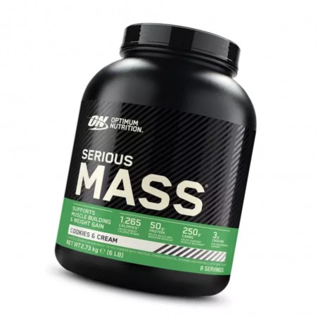 SERIOUS MASS GAINER 2.73KG COOKIES AND CREAM OPTIMUM