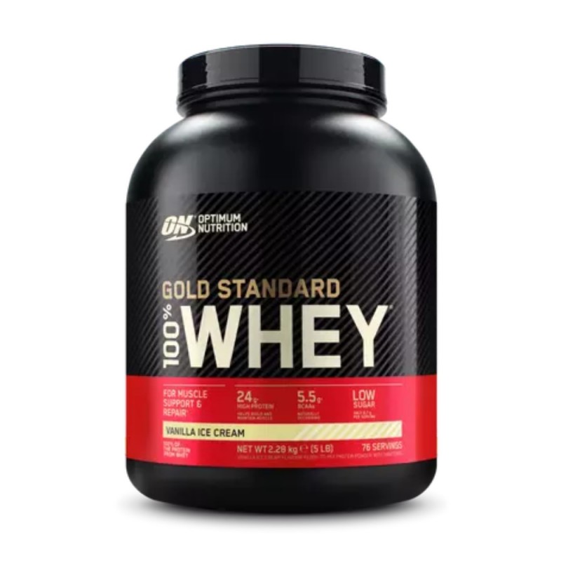 PROTEINA WHEY GOLD STANDARD VAINILLA ICE CREAM 2.28KG OPTIMUM NUTRITION