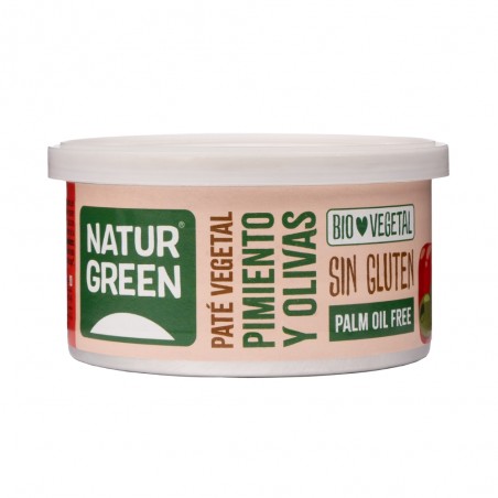 NATURGREEN PATE PIMIENTO OLIVAS 125GR.