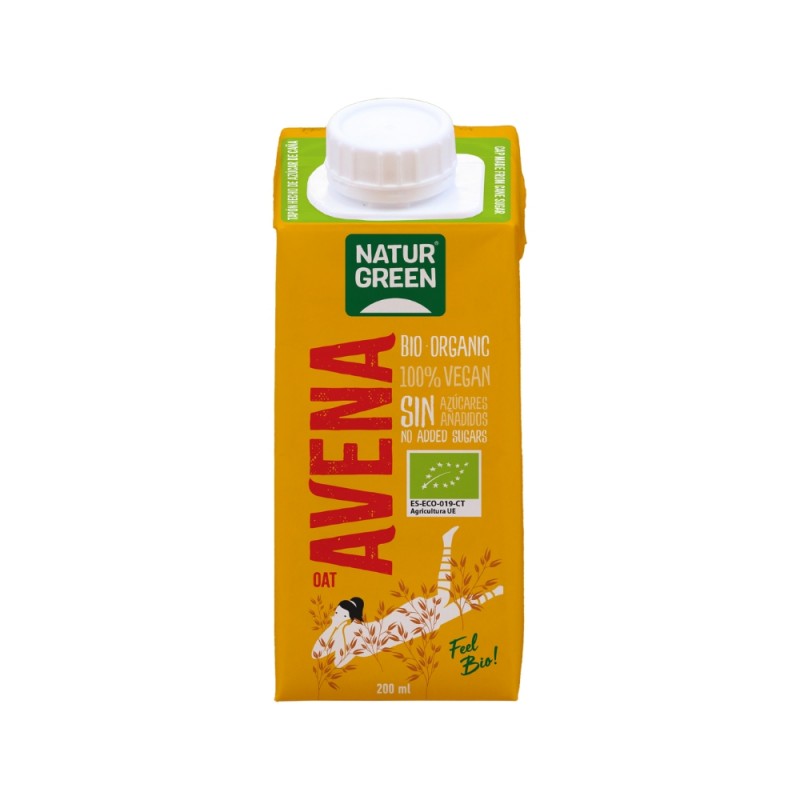 BEBIDA AVENA MINI 200ML NATURGREEN BEBIDA AVENA MINI 200ML NATURGREEN
