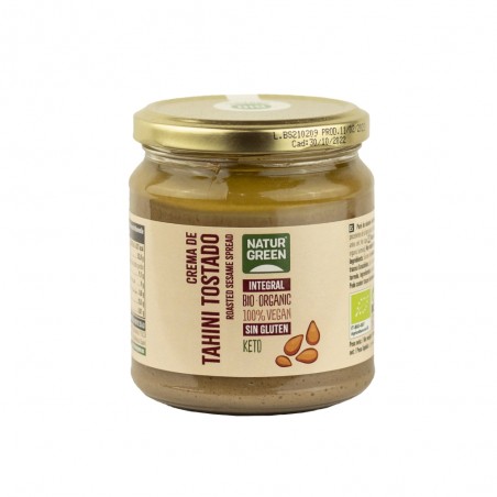 NATURGREEN TAHIN SESAMO TOSTADO TARRO 300GR.