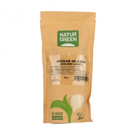 AZUCAR CAÑA BIO.(GOLDEN LIGHT) 500GR. NATURGREEN