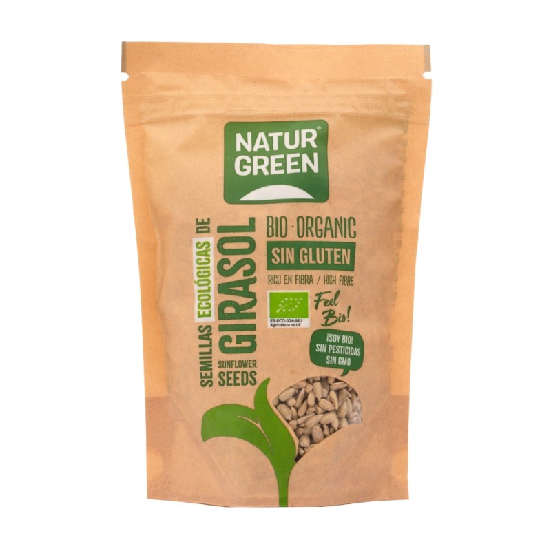 NATURGREEN SEMILLA GIRASOL BIO. 225GR.