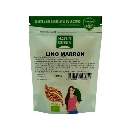 LINO MARRON BIO. 250GR. NATURGREEN