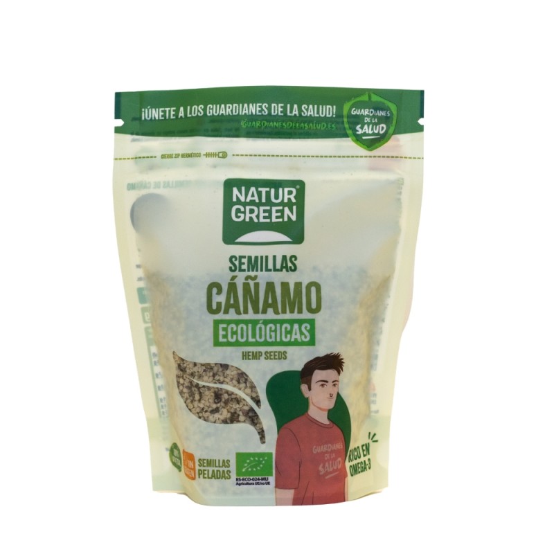 NATURGREEN SEMILLAS CAÑAMO BIO.200GR.