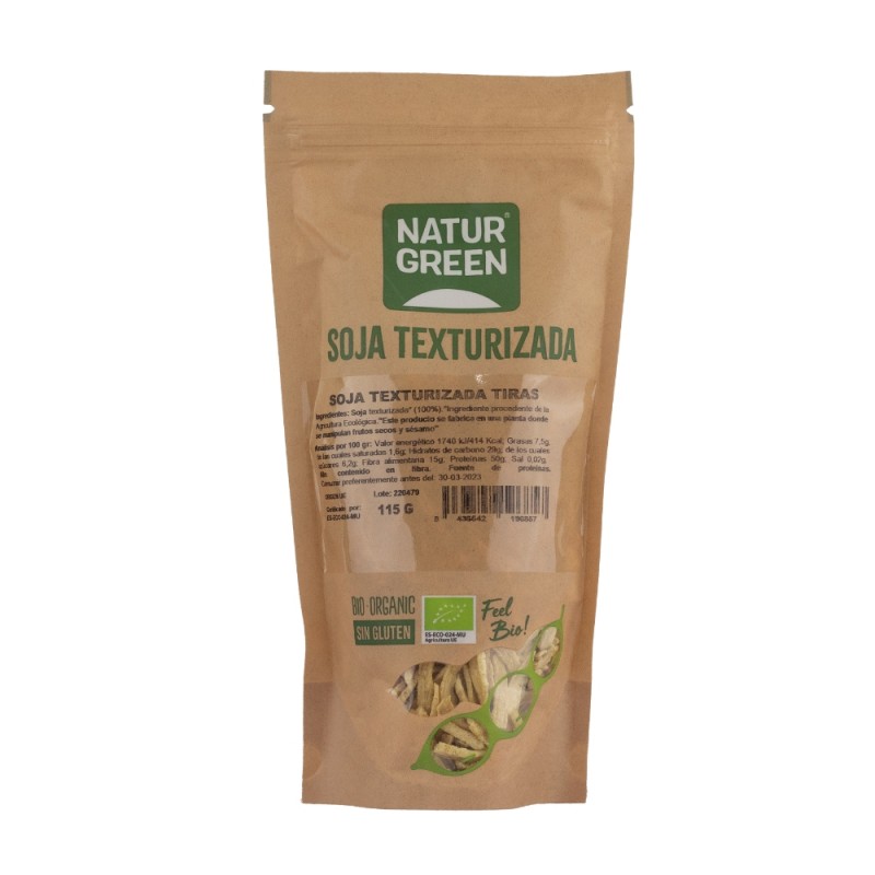 SOJA TEXTURIZADA TIRAS BIO 115G NATURGREEN SOJA TEXTURIZADA TIRAS BIO 115G NATURGREEN