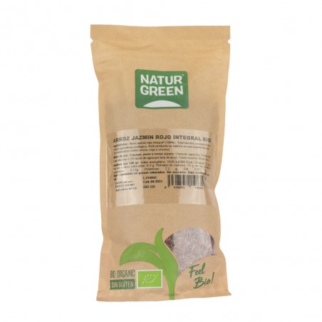ARROZ JAZMIN ROJO INTEGRAL BIO 500G NATURGREEN