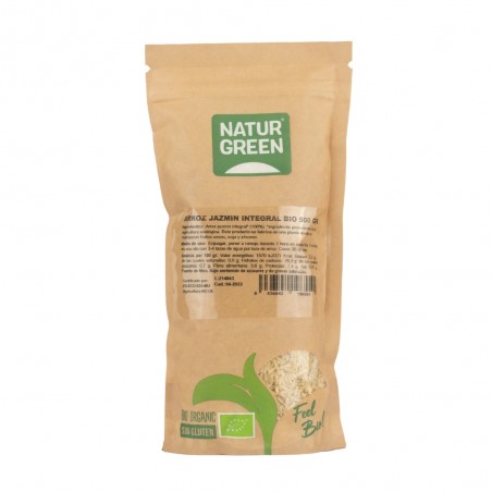 ARROZ JAZMIN INTEGRAL BIO 500G NATURGREEN
