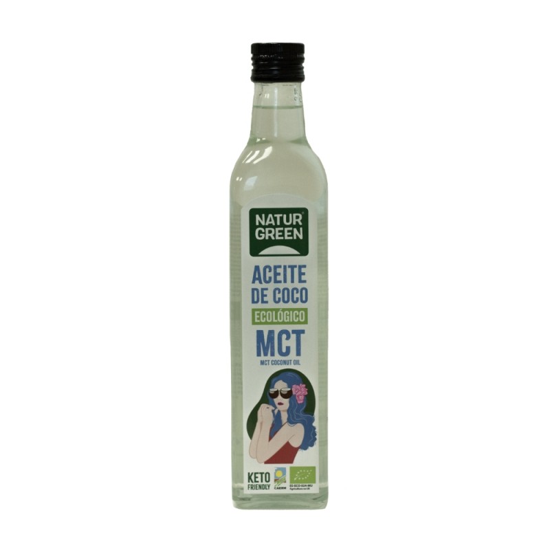 ACEITE COCO MCT BIO 500ML NATURGREEN ACEITE COCO MCT BIO 500ML NATURGREEN