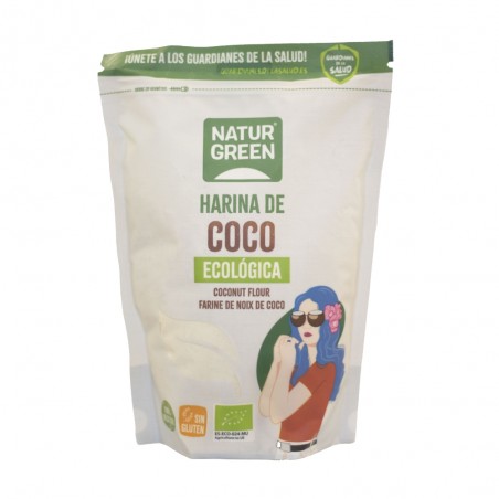 NATURGREEN HARINA COCO BIO. 500GR.