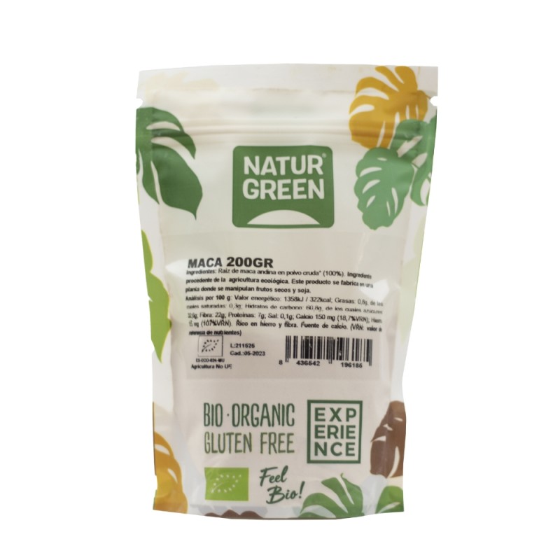 EXPERIENCE MACA DOYPACK 200G NATURGREEN EXPERIENCE MACA DOYPACK 200G NATURGREEN