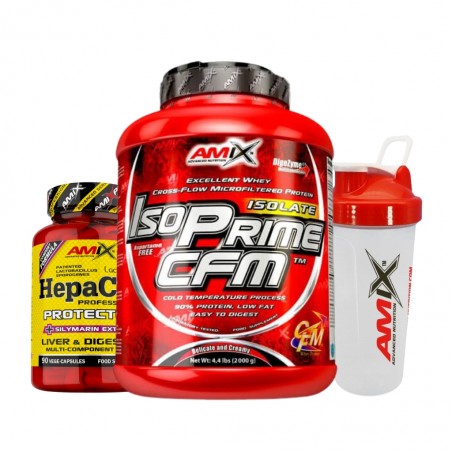 AMIX ISOPRIME CFM ISOLATE 2KG + HEPACOR 30CAP + BATIDORA CLÁSICA