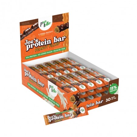 CAJA DE BARRITAS PROTEICAS JOE'S CHOCOLATE 25G PROTELLA